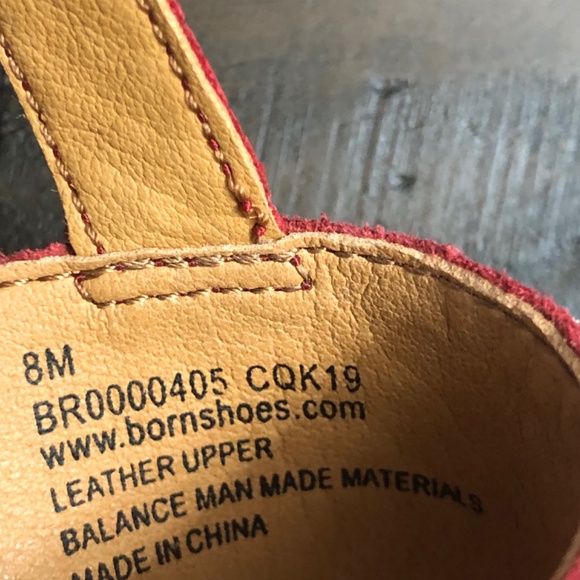 Born red woman heels sandals - Picture 9 of 10